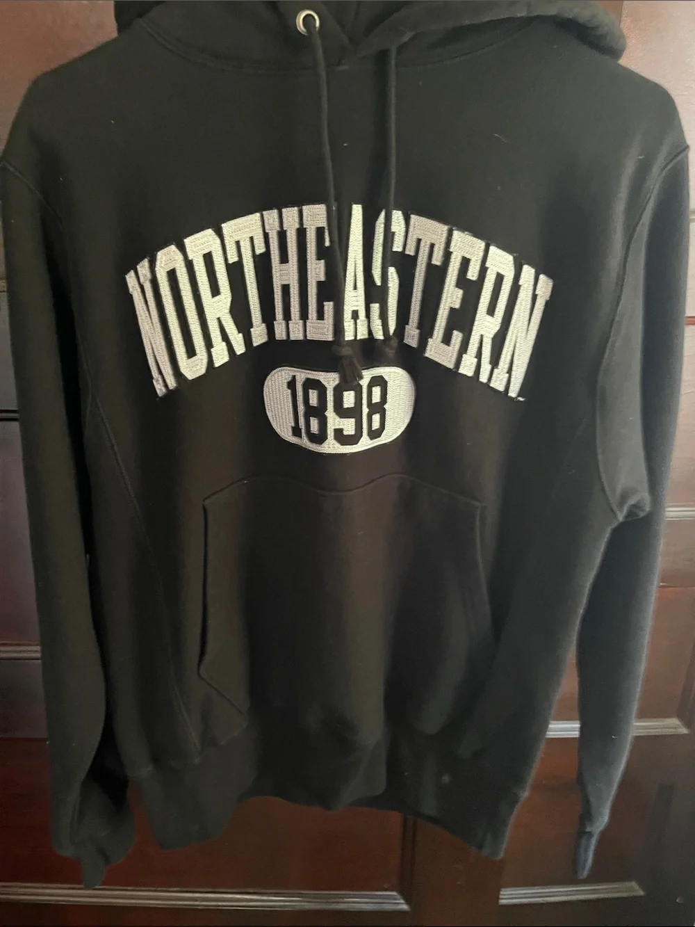Black Northeastern 1898 Pullover Hoodie